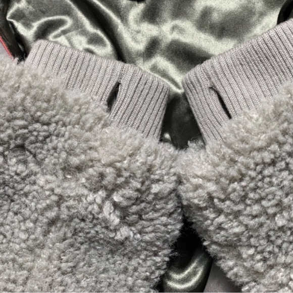 NWT J. Crew Mixed Sherpa Teddy Hooded Coat/Jacket - Picture 5 of 7